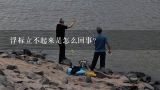 浮标立不起来是怎么回事？浮标立不起来是怎么回事？