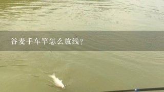 谷麦手车竿怎么放线？