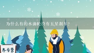 为什么有的水滴轮没有5星刹车？