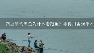 路亚竿钓黑鱼为什么老跑鱼？非得用雷强竿才行吗？