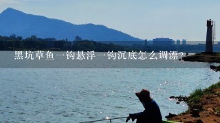 黑坑草鱼1钩悬浮1钩沉底怎么调漂？