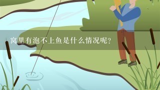 窝里有泡不上鱼是什么情况呢？