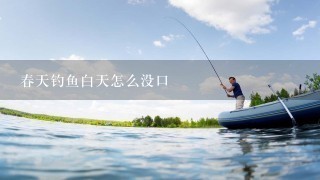 春天钓鱼白天怎么没口