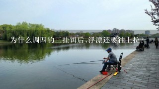 为什么调4钓2挂饵后,浮漂还要往上拉？