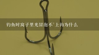 钓鱼时窝子里光冒泡不'上钩为什么