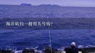 海洋矶钓1般用几号钩？