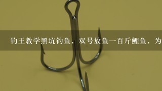 钓王教学黑坑钓鱼，双号放鱼1百斤鲤鱼，为什么鱼没口？杂小鱼多,水肥，黑坑水深1米多,没有几人能钓