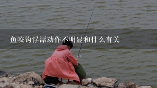 鱼咬钩浮漂动作不明显和什么有关