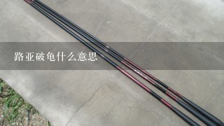 路亚破龟什么意思