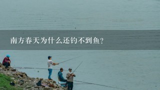 南方春天为什么还钓不到鱼？