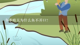 冬季晴天为什么鱼不开口？