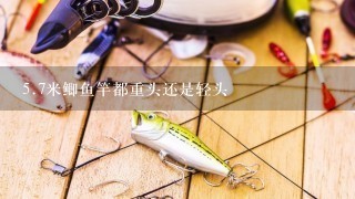 5.7米鲫鱼竿都重头还是轻头