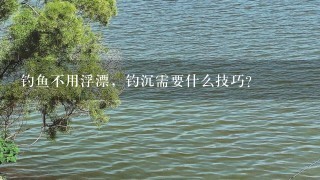 钓鱼不用浮漂，钓沉需要什么技巧？