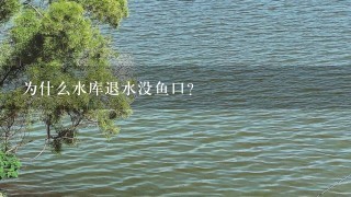 为什么水库退水没鱼口？