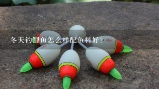 冬天钓鲤鱼怎么样配鱼料好？