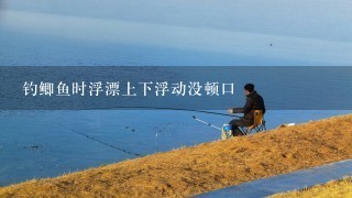 钓鲫鱼时浮漂上下浮动没顿口