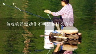 鱼咬钩浮漂动作不明显和什么有关