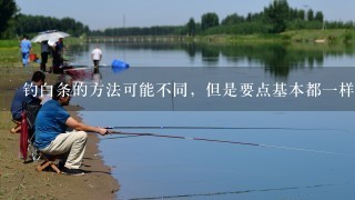 钓白条的方法可能不同，但是要点基本都1样吗？