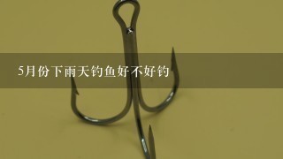 5月份下雨天钓鱼好不好钓