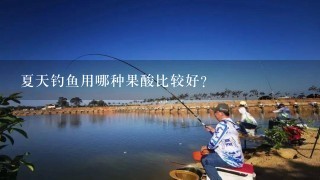 夏天钓鱼用哪种果酸比较好？