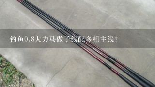 钓鱼0.8大力马做子线配多粗主线？