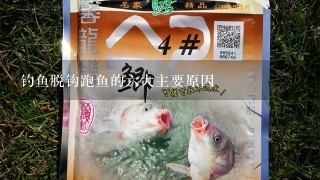 钓鱼脱钩跑鱼的6大主要原因