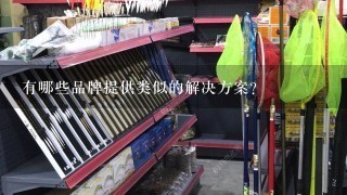 有哪些品牌提供类似的解决方案？