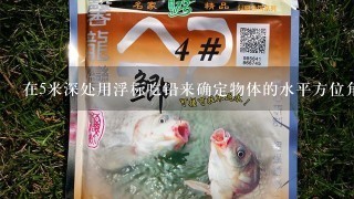 在5米深处用浮标吃铅来确定物体的水平方位角需要多少时间