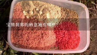 宝熊刹那的栖息地有哪些?