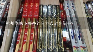 杭州湖塘下哪些钓鱼方式适合新手?